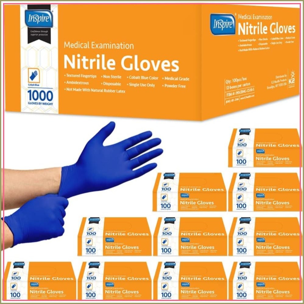 Exam Glove Nitrile - Stretch Nitrile Exam Gloves | Cobalt