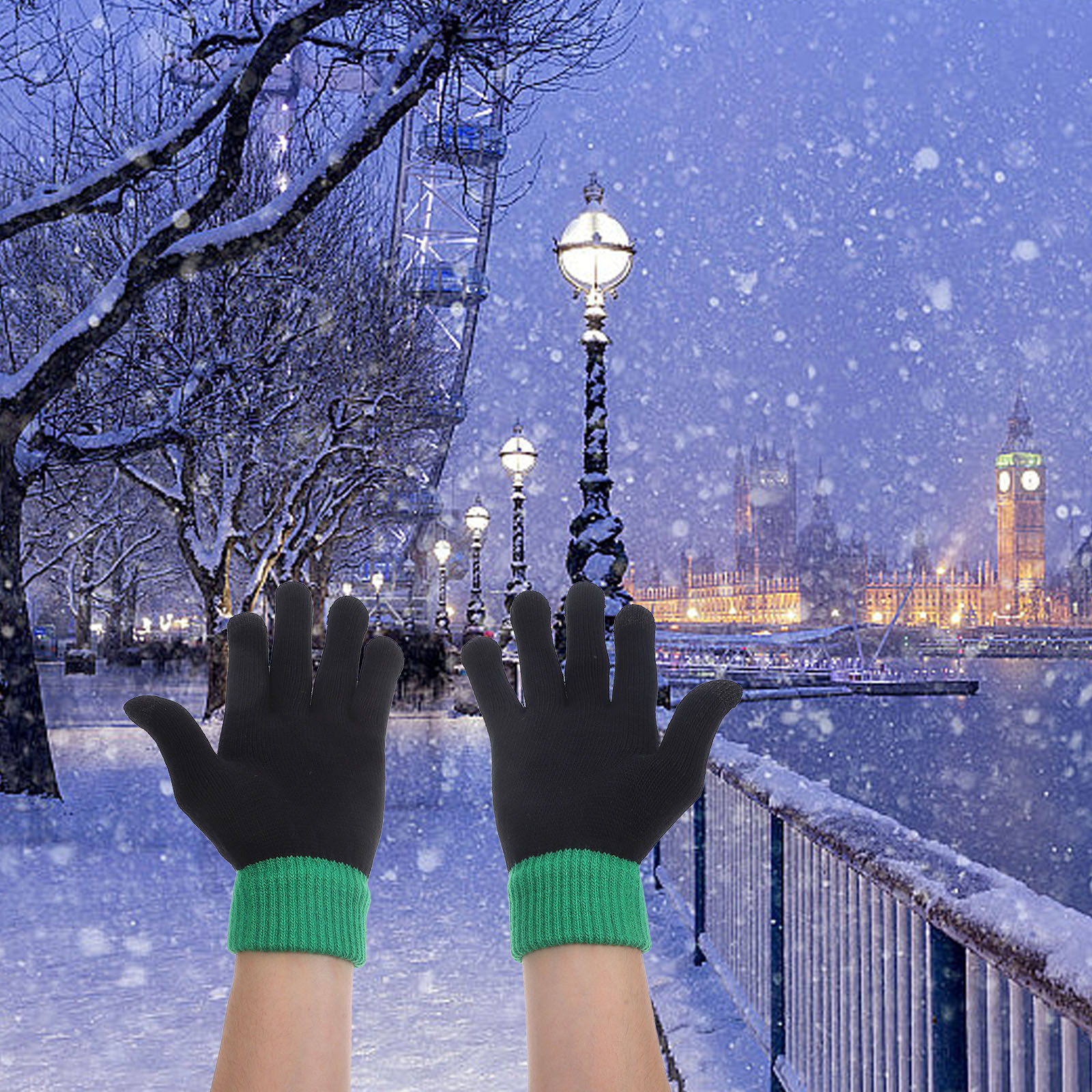 Touchscreen Glove Capacitive - 1Pair Women Touch Gloves Winter Warm