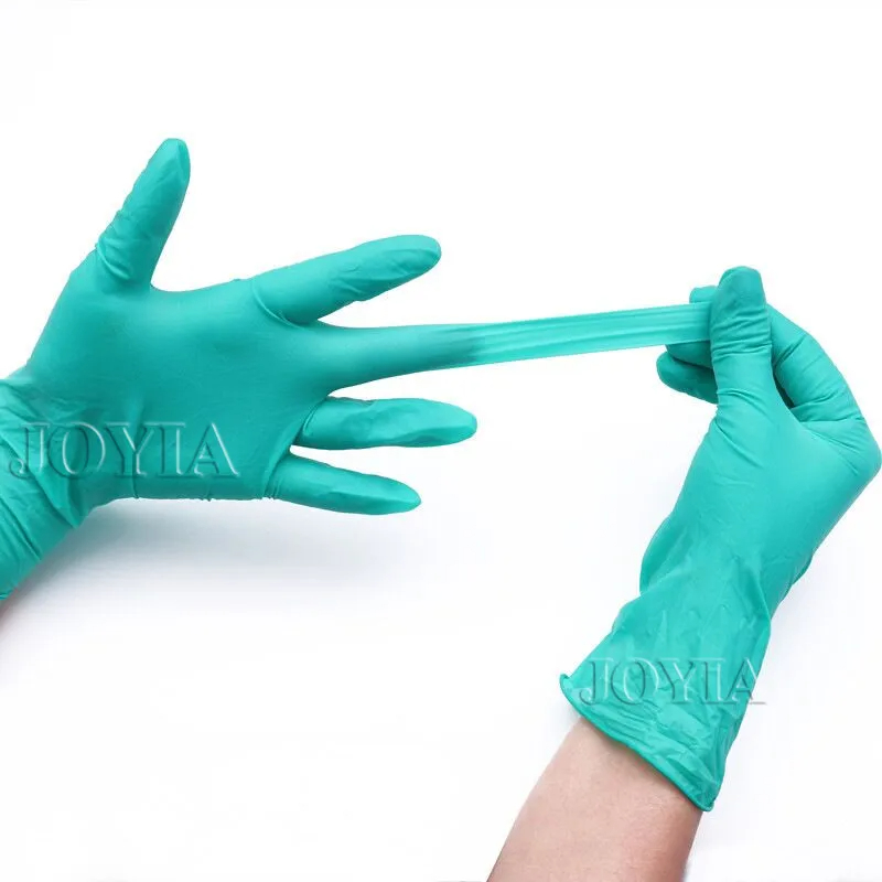 Green Disposable Gloves Pink E - Exam Glove Nitrile reseña y precio