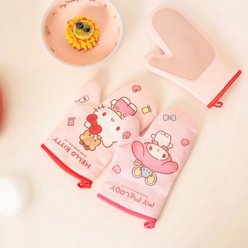 Hello Kitty Kuromi Silicone Gl - Oven Mitt Silicone reseña y precio