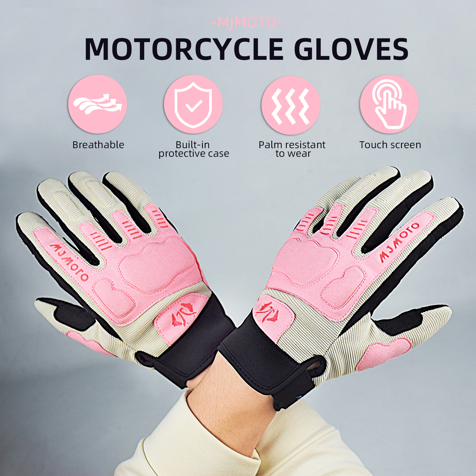 Pink Lady Summer Breathable Mo - Cycling Glove Padded reseña y precio