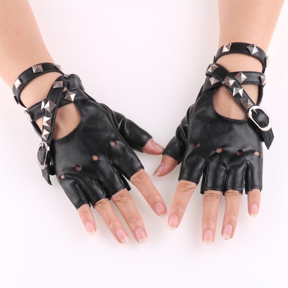 Unisex Fingerless Driving PU L - Leather Driving Glove reseña y precio