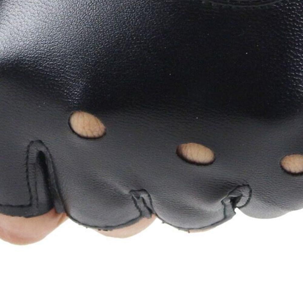 Unisex Fingerless Driving PU L - Leather Driving Glove reseña y precio