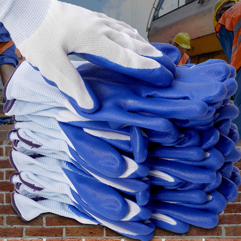 1/12pair Working Gloves Premiu - Nitrile Mechanic Glove reseña y precio