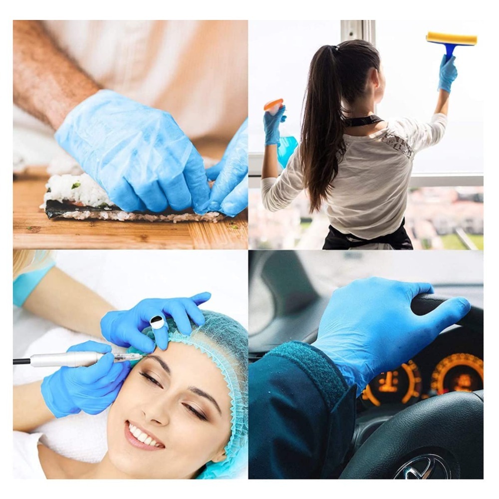 4 Mil Blue Vinyl Exam Gloves,  - Exam Glove Nitrile reseña y precio