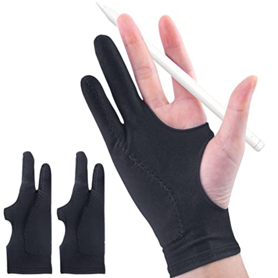 2-Pack Drawing Glove Palm Reje - Touchscreen Glove Capacitive reseña y precio