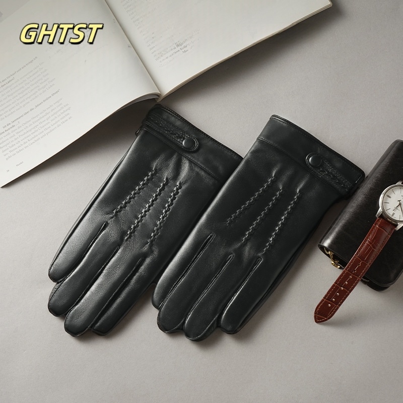 2025 New Men Winter Genuine Le - Leather Driving Glove reseña y precio