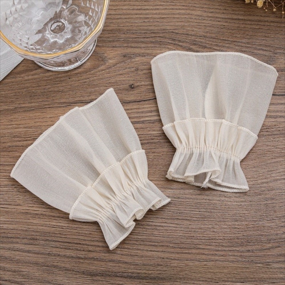 Ruched Pleated Detachable Cuff - Fingerless Glove Knit reseña y precio