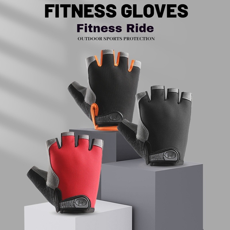 Half Finger Cycling Gloves for - Workout Glove Gym reseña y precio