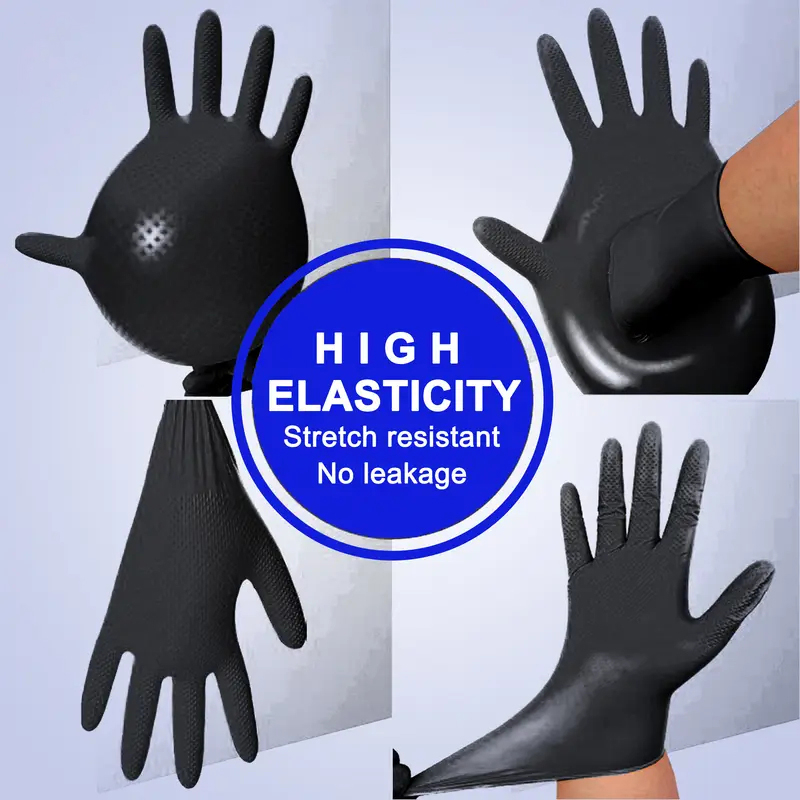 8 Mil Heavy Duty Industrial Or - Rubber Glove Cleaning reseña y precio