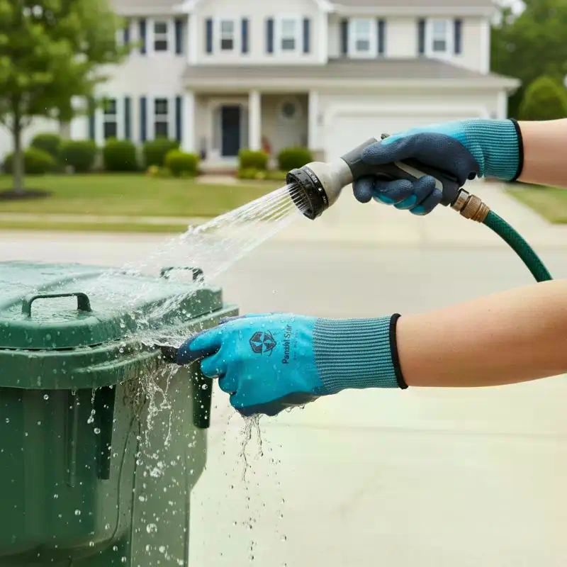 1 Pair Oil Water Resistant Ant - Nitrile Mechanic Glove reseña y precio