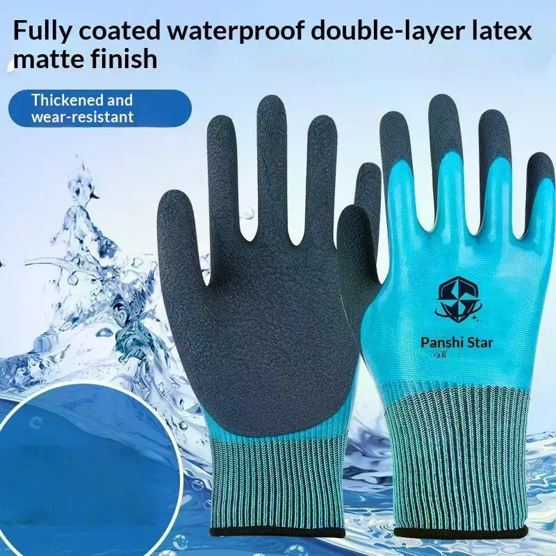 1 Pair Oil Water Resistant Ant - Nitrile Mechanic Glove reseña y precio