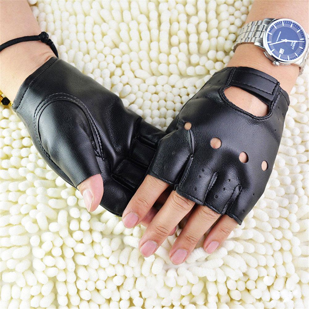 Unisex Half-Finger Gloves Thea - Leather Driving Glove reseña y precio