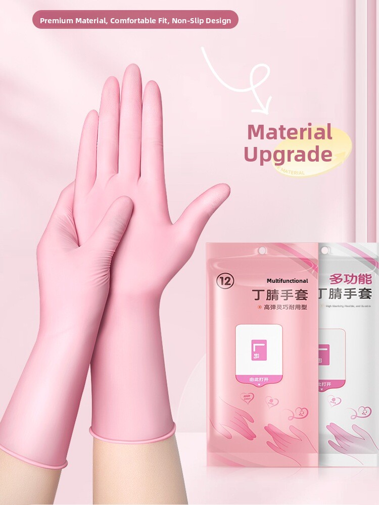 Durable Nitrile Gloves Waterpr - Rubber Glove Cleaning reseña y precio