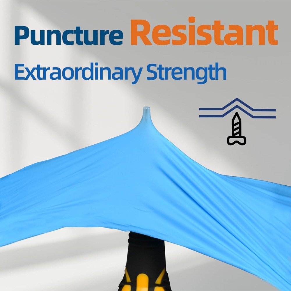Blue Nitrile Exam Gloves, 3.5  - Exam Glove Nitrile reseña y precio