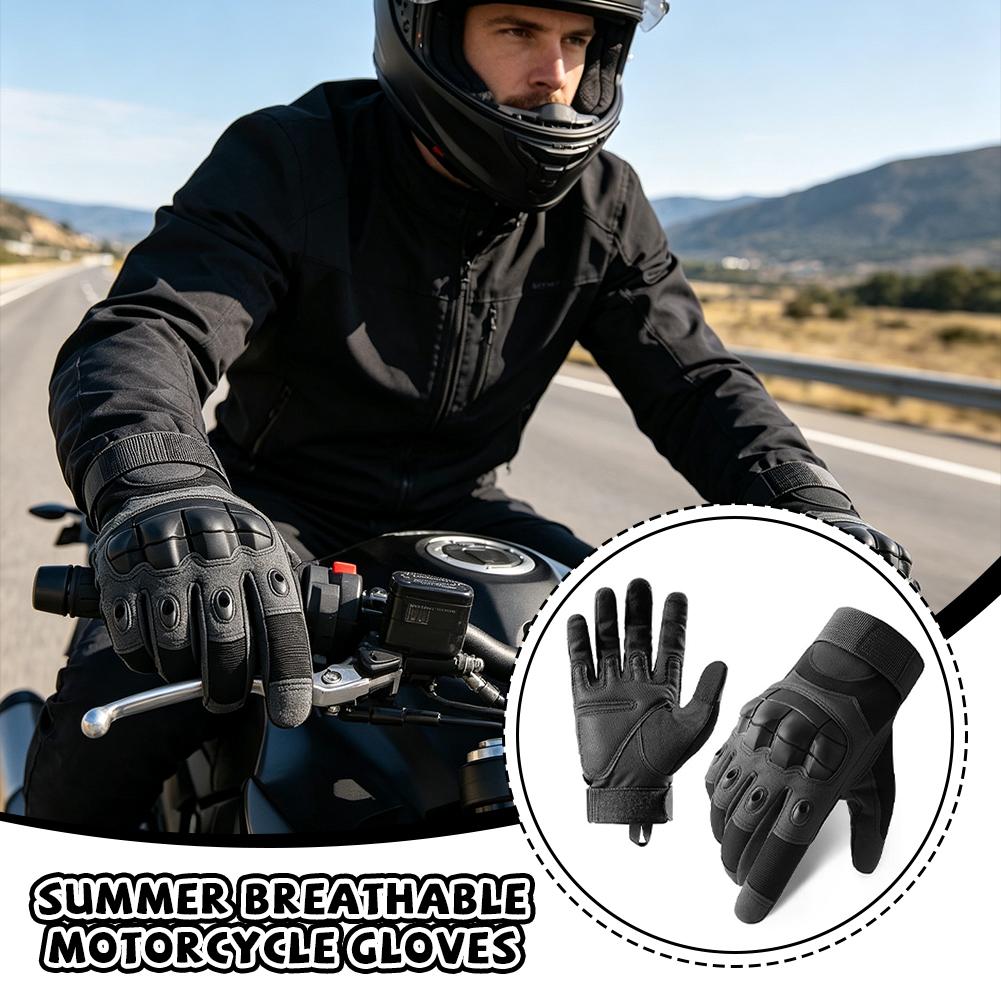 Summer Motorcycle Gloves Full  - Motorcycle Glove Knuckle reseña y precio