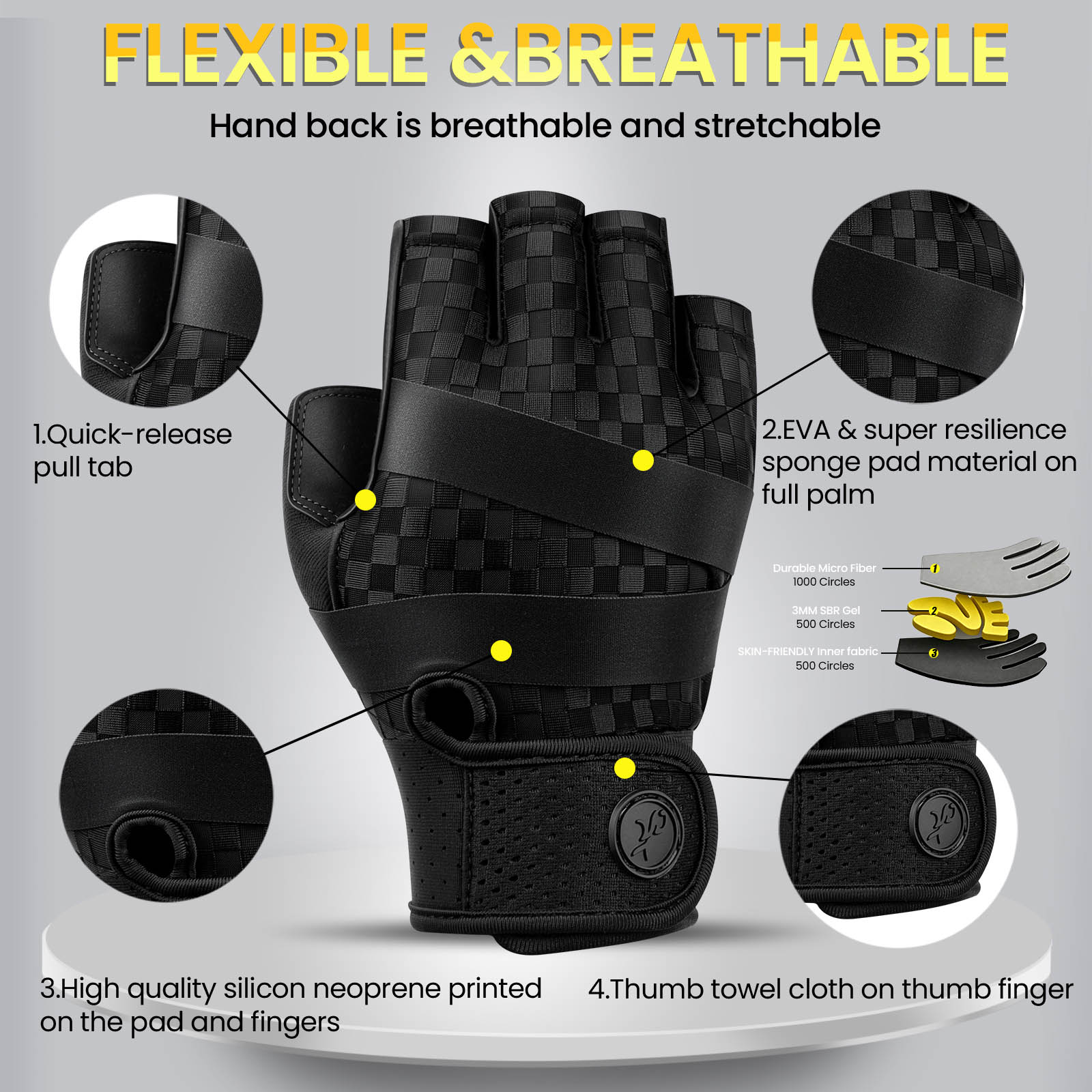 Gym Gloves for Men Sports Mult - Workout Glove Gym reseña y precio