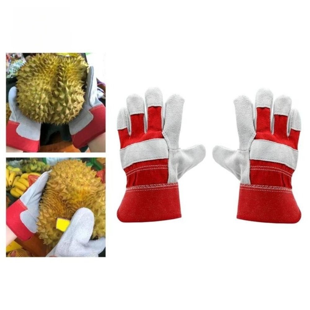 Cowhide Leather Gardening Glov - Cut Resistant Glove reseña y precio