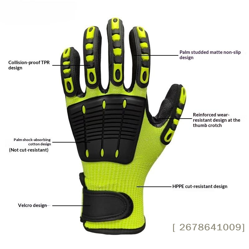 ⚑Cut Resistant Safety Work Glo - Work Glove Impact reseña y precio