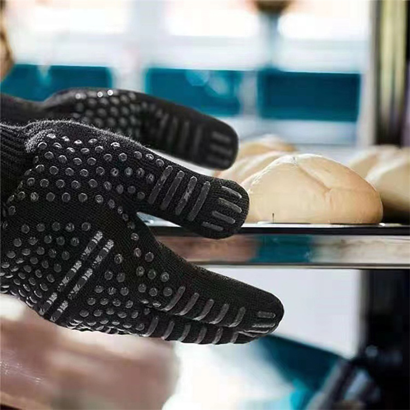 1PC Gloves 800 Degrees Firepro - Oven Mitt Silicone reseña y precio