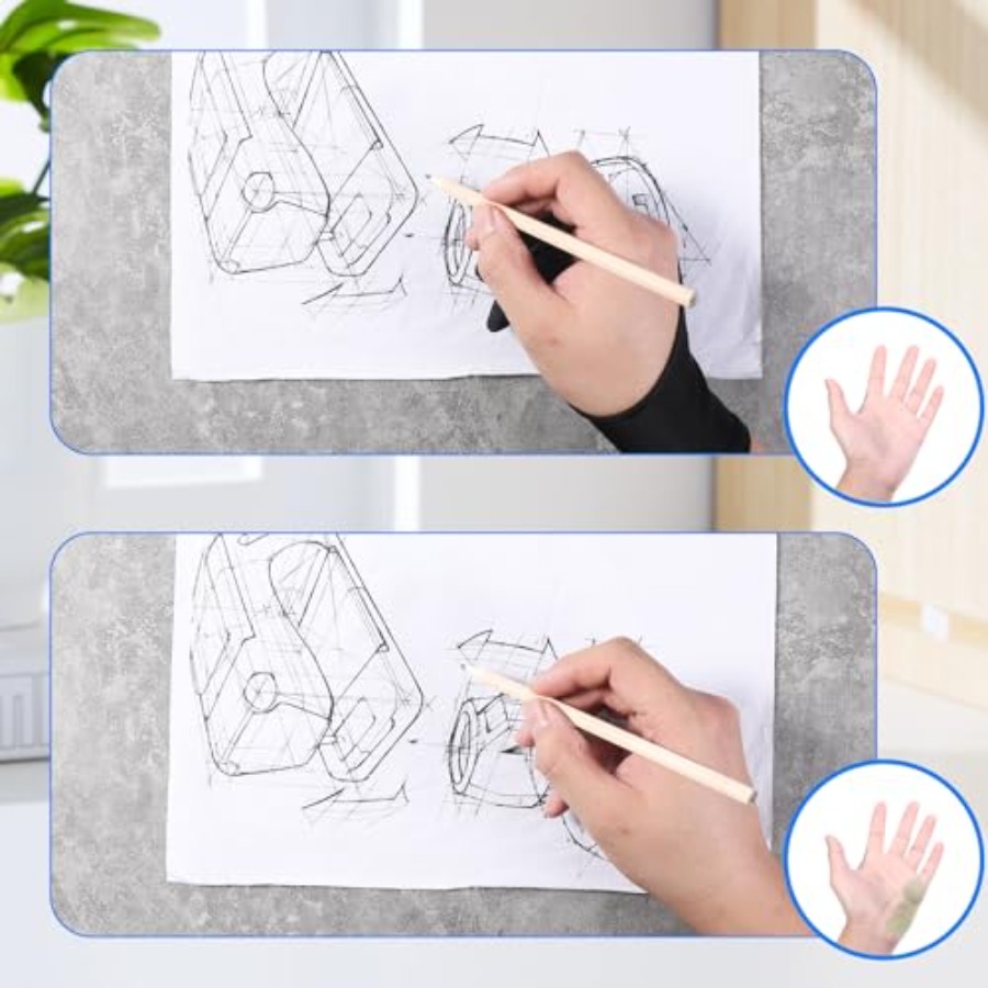 4 Pack Drawing Glove Digital D - Touchscreen Glove Capacitive reseña y precio