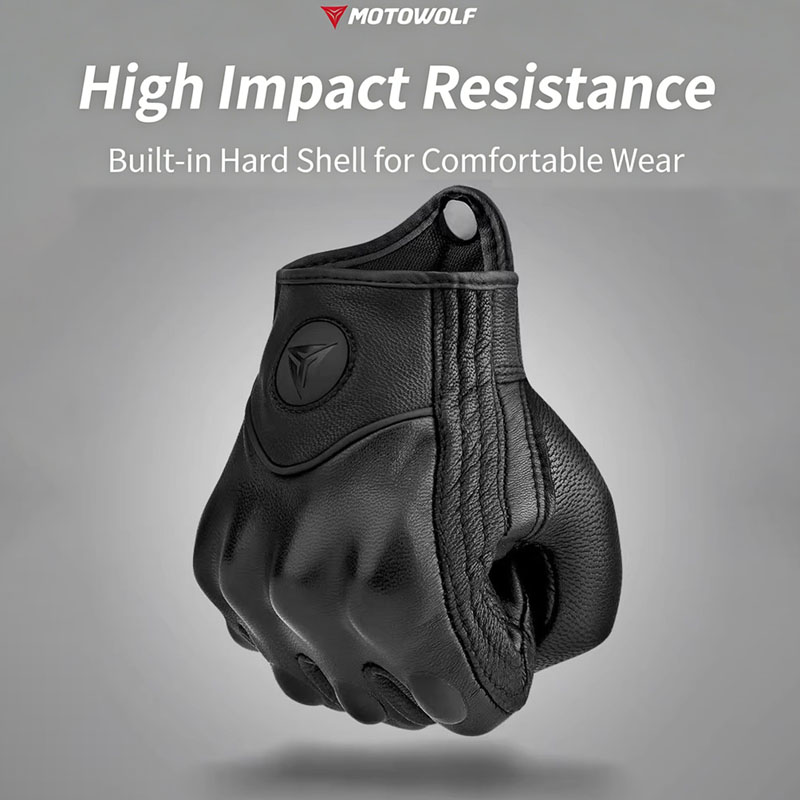Men Women All Seasons Motorcyc - Leather Driving Glove reseña y precio
