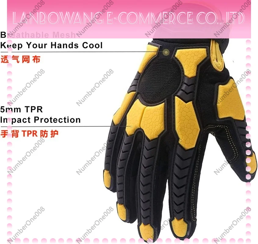 Level 6 Cut Resistant Gloves,  - Work Glove Impact reseña y precio