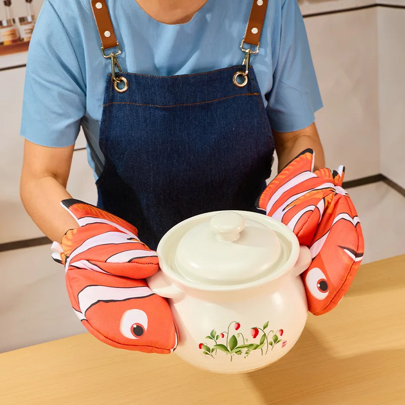 1PC,Cotton Oven Mitts Heat Res - Oven Mitt Silicone reseña y precio