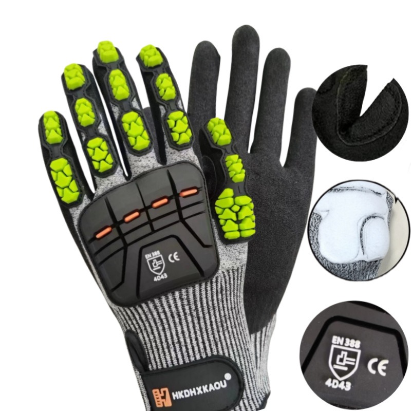 New TPR Mechanical Anti-Impact - Work Glove Impact reseña y precio