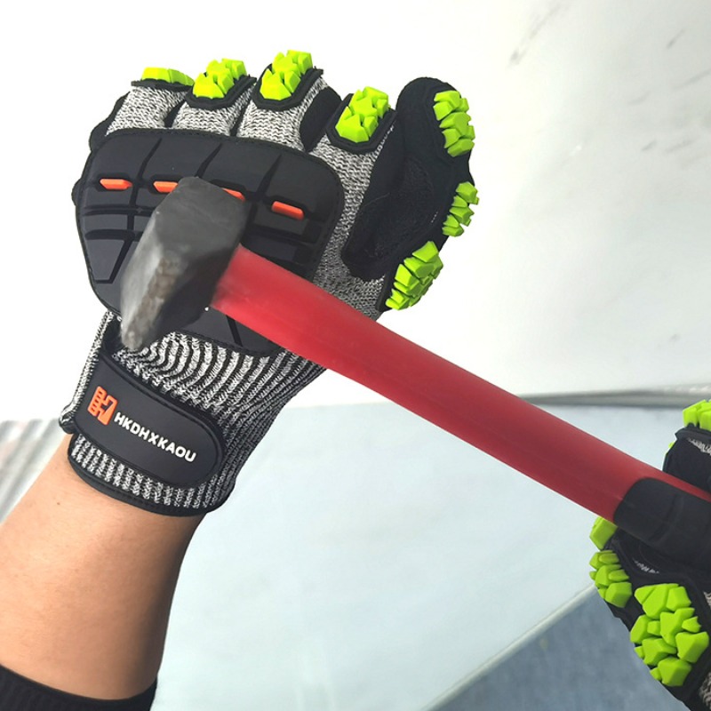 New TPR Mechanical Anti-Impact - Work Glove Impact reseña y precio