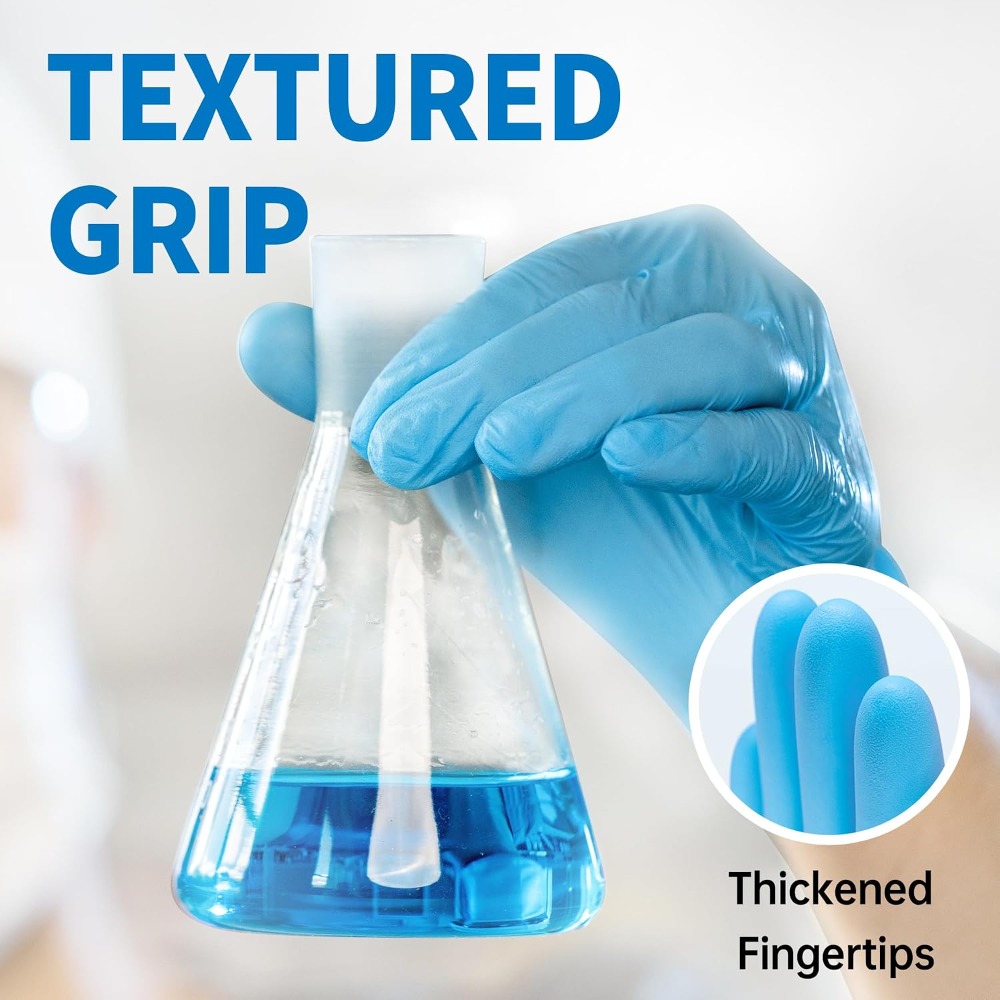 4 Mil Blue Nitrile Disposable  - Exam Glove Nitrile reseña y precio