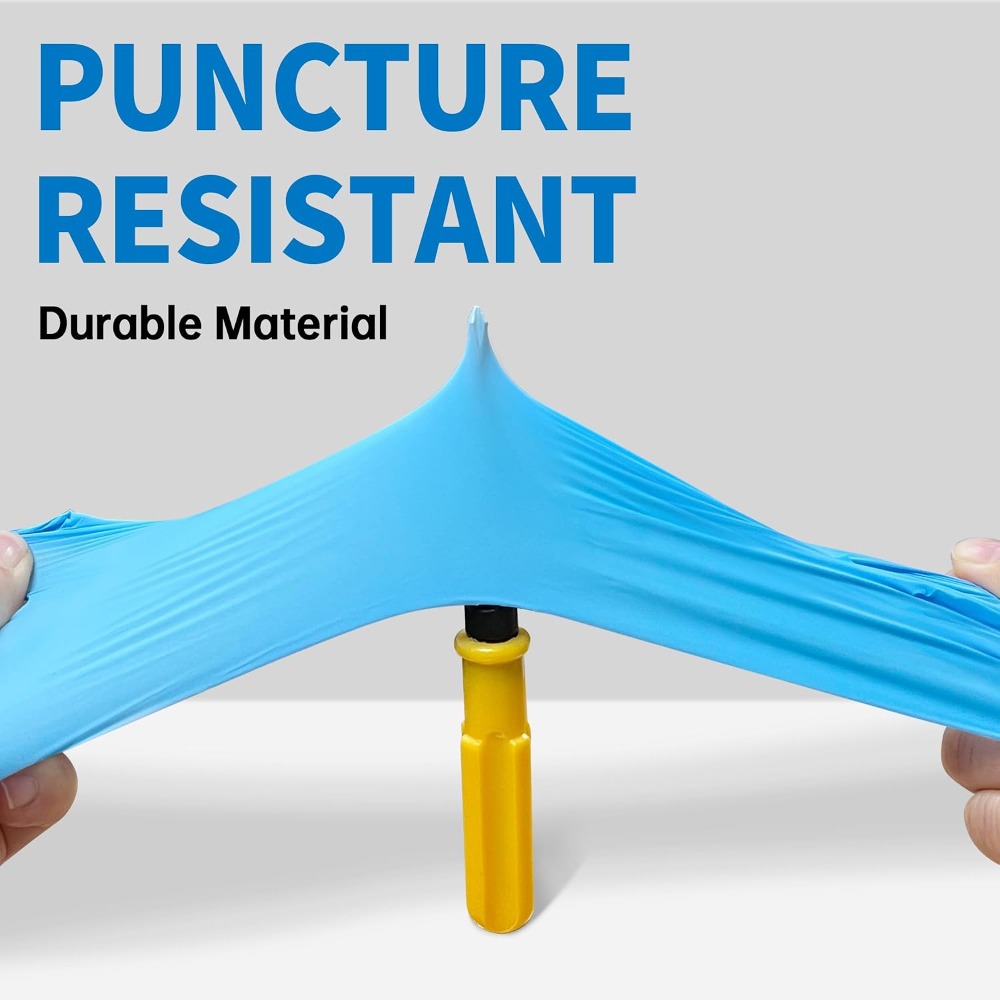 4 Mil Blue Nitrile Disposable  - Exam Glove Nitrile reseña y precio