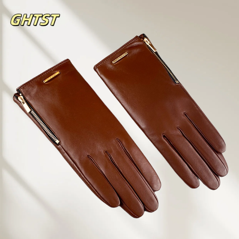Fashion Real Sheepskin Motorcy - Leather Driving Glove reseña y precio