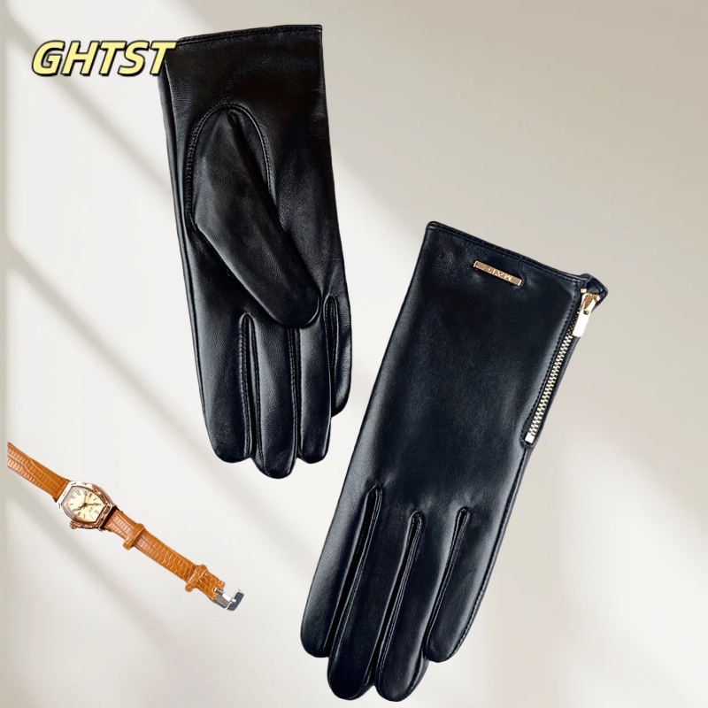 Fashion Real Sheepskin Motorcy - Leather Driving Glove reseña y precio