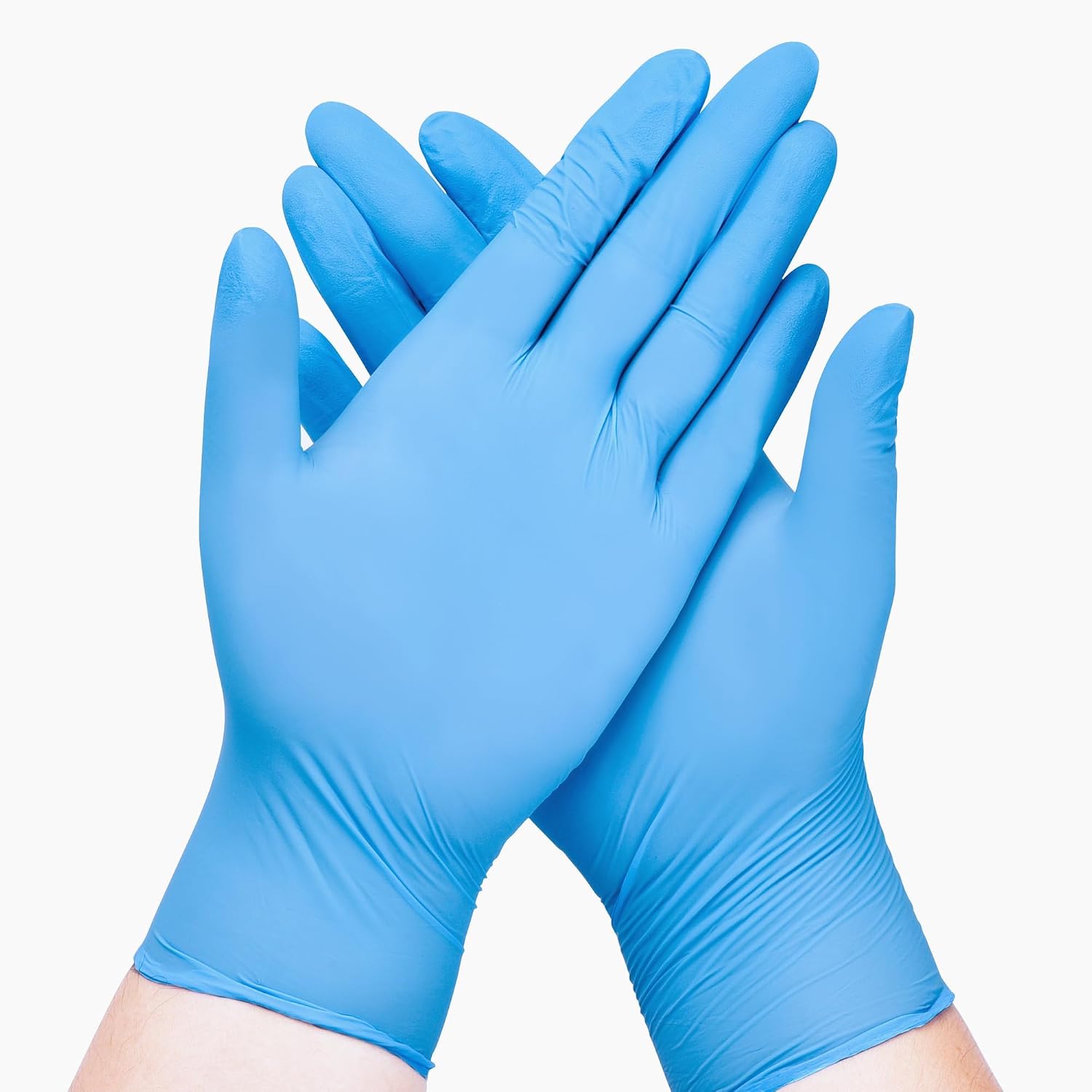 Blue Nitrile Exam Gloves with  - Exam Glove Nitrile reseña y precio