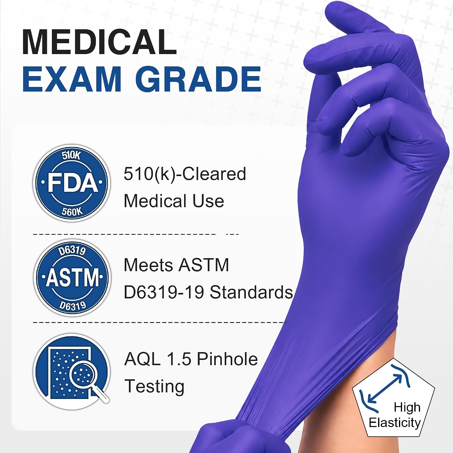 Dark Blue Disposable Nitrile G - Rubber Glove Cleaning reseña y precio