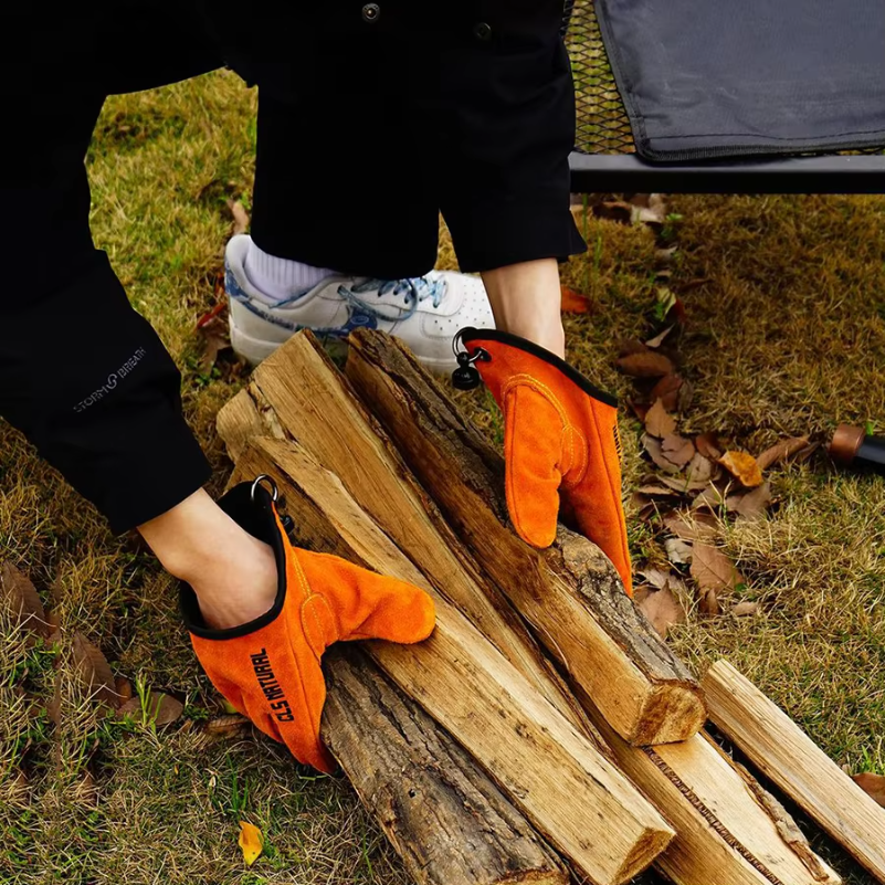 Heat Resistant BBQ Gloves, Cow - Heat Resistant Glove reseña y precio