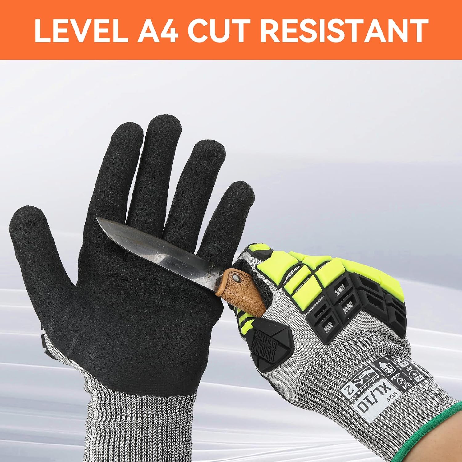 Cut Resistant Impact Gloves, A - Work Glove Impact reseña y precio
