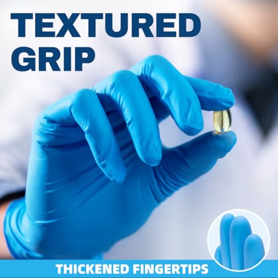 Beastek Blue Nitrile Exam Glov - Exam Glove Nitrile reseña y precio