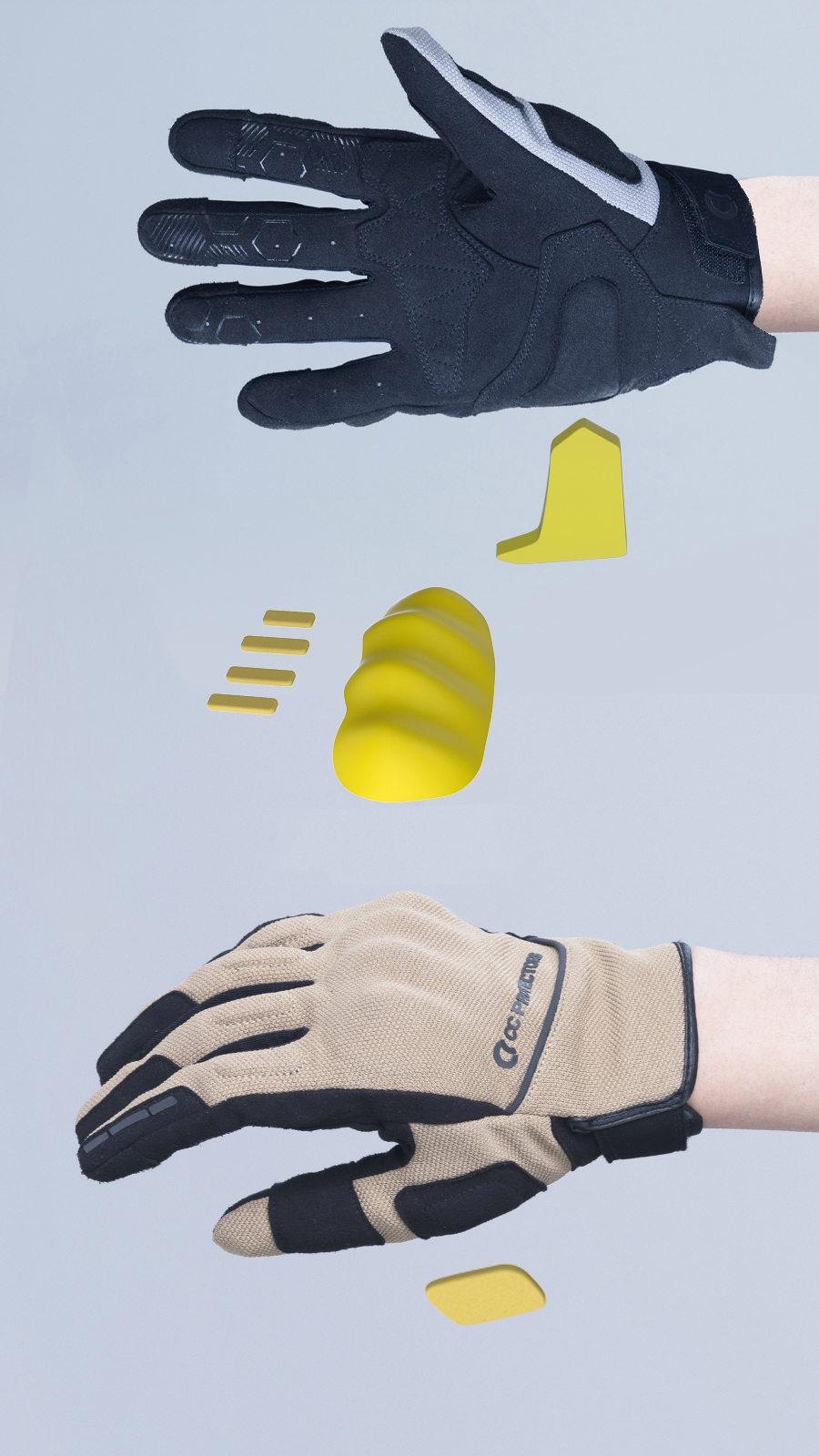 CC PROTECTORS G101 Motorcycle  - Motorcycle Glove Knuckle reseña y precio