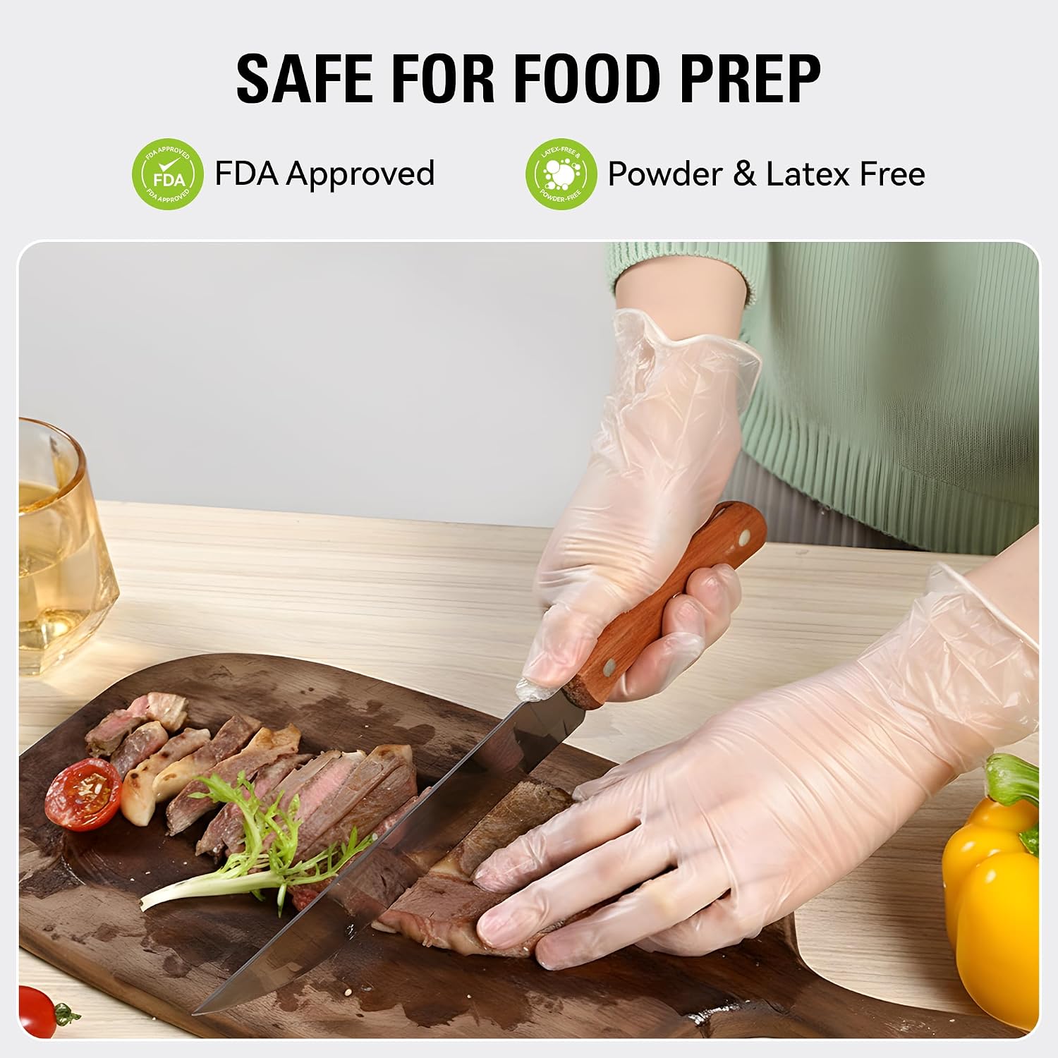 Clear Vinyl Gloves for Cooking - Rubber Glove Cleaning reseña y precio