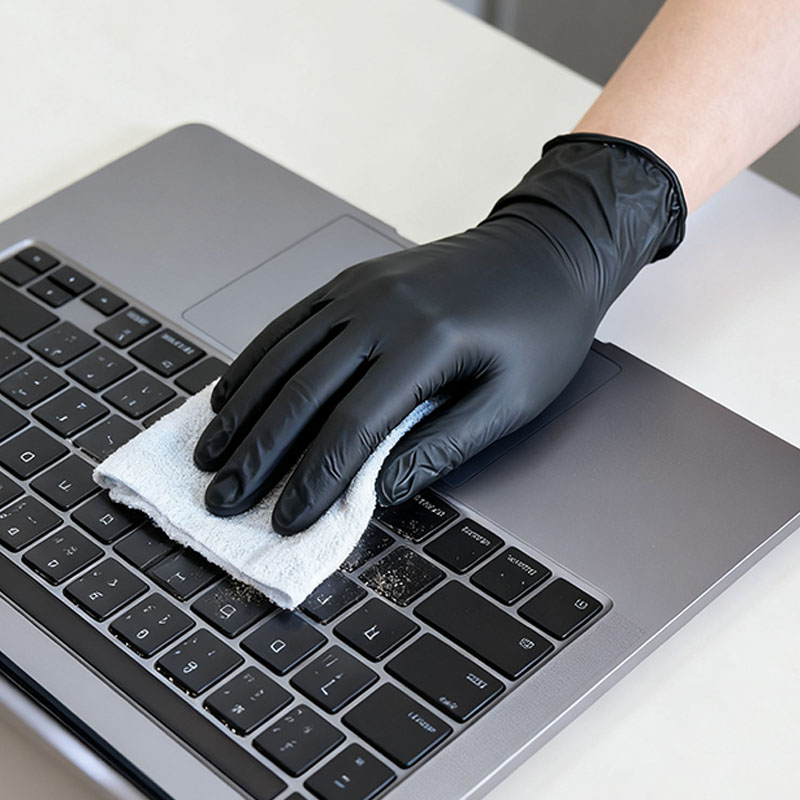 10/50/100PCS Black Disposable  - Nitrile Mechanic Glove reseña y precio