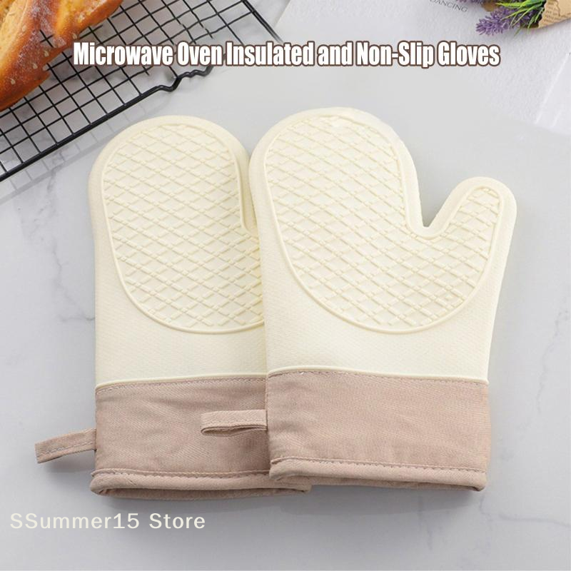 【R】Silicone Heat-insulating Gl - Oven Mitt Silicone reseña y precio