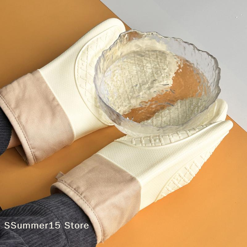 【R】Silicone Heat-insulating Gl - Oven Mitt Silicone reseña y precio